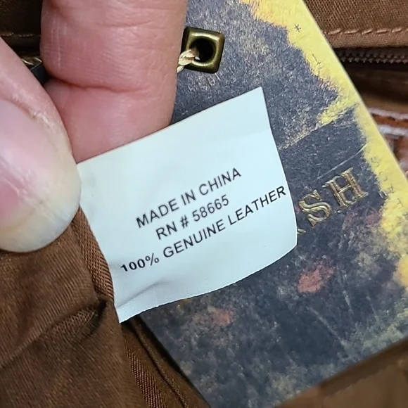 Tarnish Brand Deep Brown Leather Bag - Picture 7 of 9